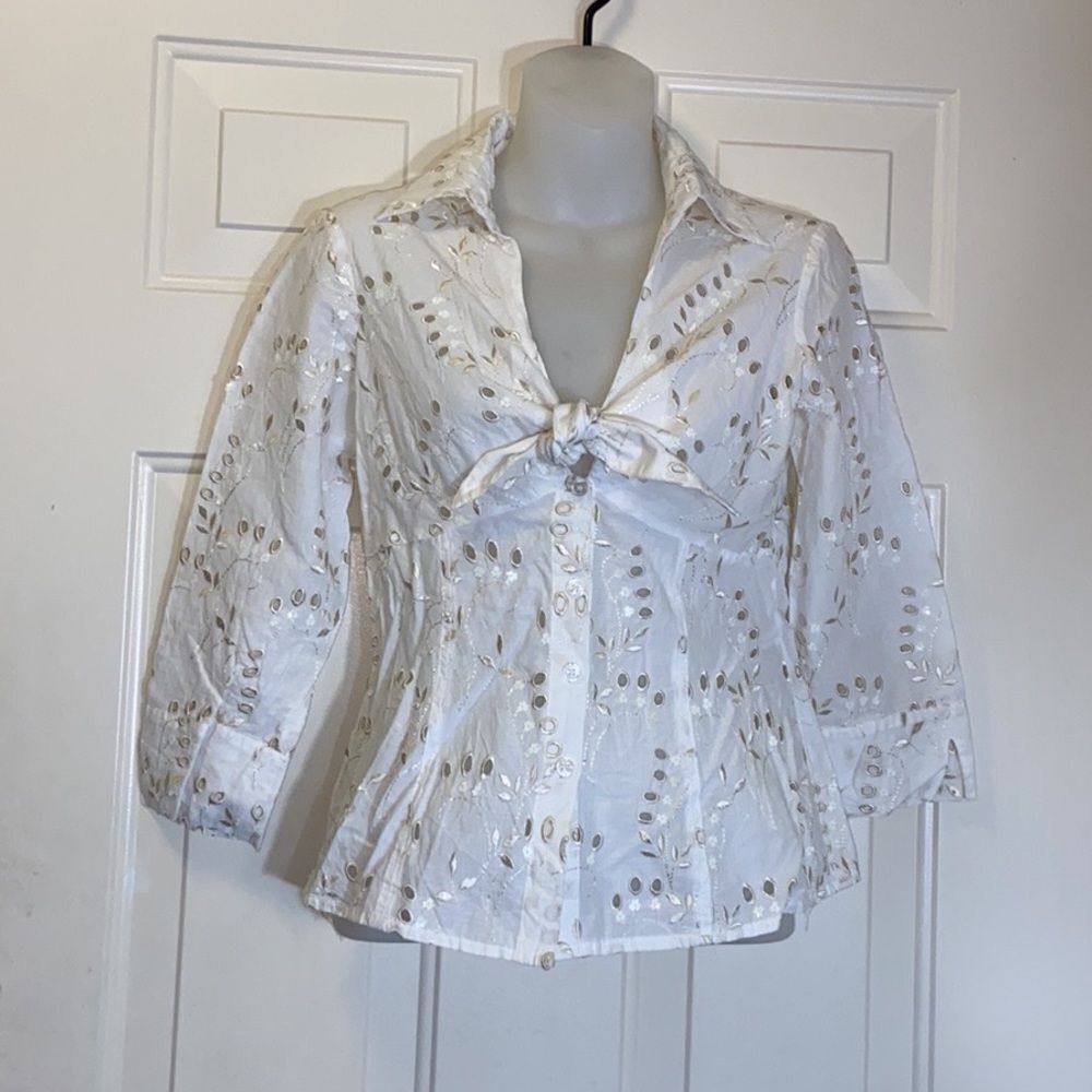 PATRIZIA LUCA WOMEN BLOUSE SIZE XS